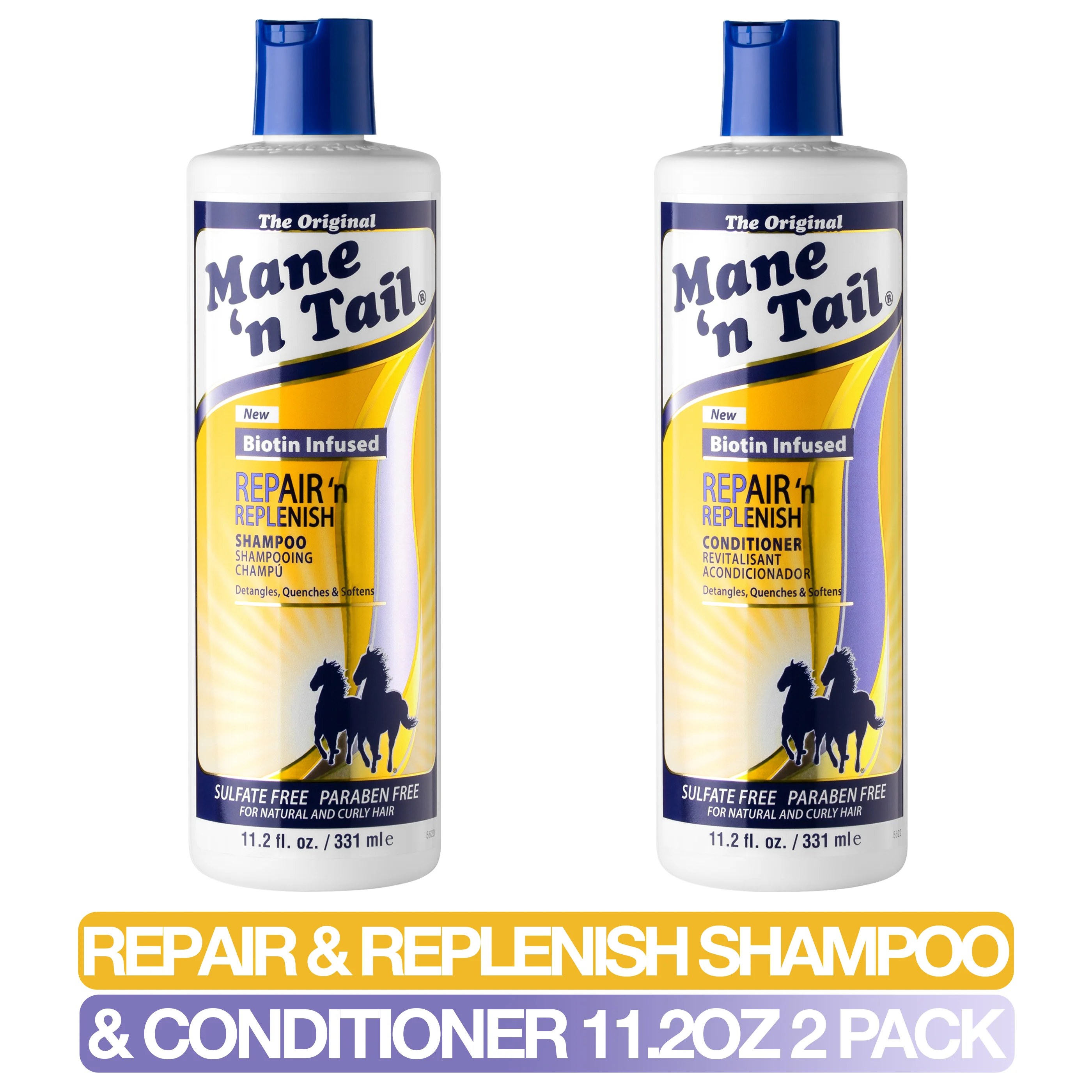 Repair 'n Replenish Shampoo & Conditioner (2-Pack) - Image 5
